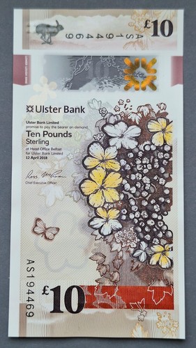 Ulster bank pounds - £10,