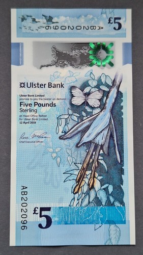 Ulster bank pounds - bank, 5