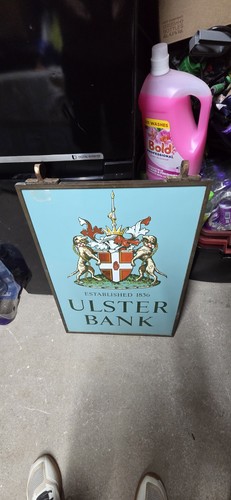 Ulster bank schild - ulster, schild.