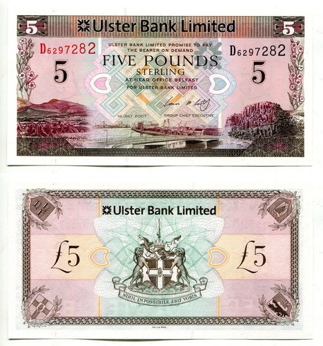 Pounds nordirland northern - 5, /