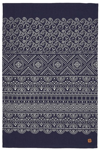 Geschirrtuch batik indigo - batik, von
